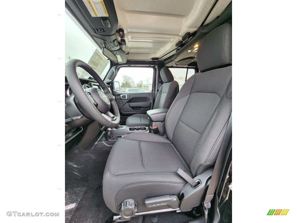Black Interior 2023 Jeep Wrangler Unlimited Willys 4XE Hybrid Photo #145315761