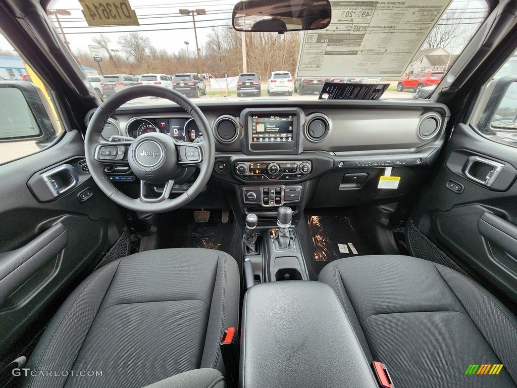 Black Interior 2023 Jeep Wrangler Unlimited Willys 4XE Hybrid Photo #145315806