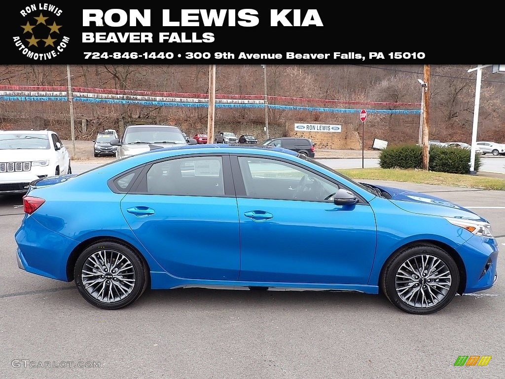2023 Forte GT-Line - Sporty Blue / Black photo #1
