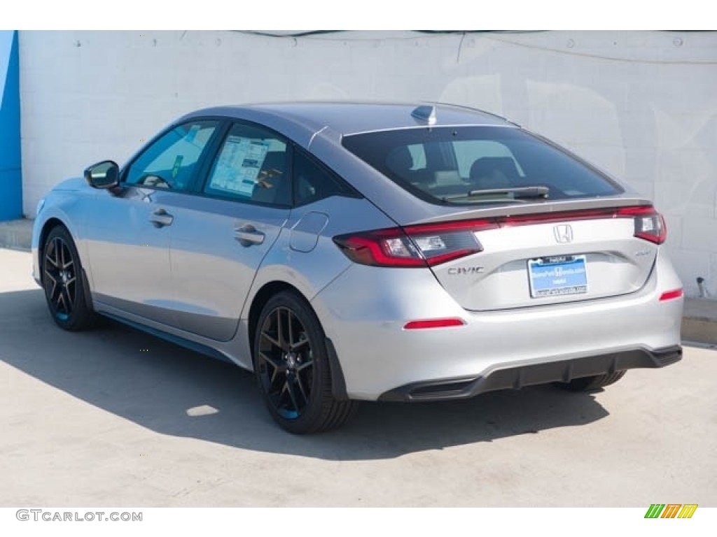 Lunar Silver Metallic 2023 Honda Civic Sport Hatchback Exterior Photo #145316271