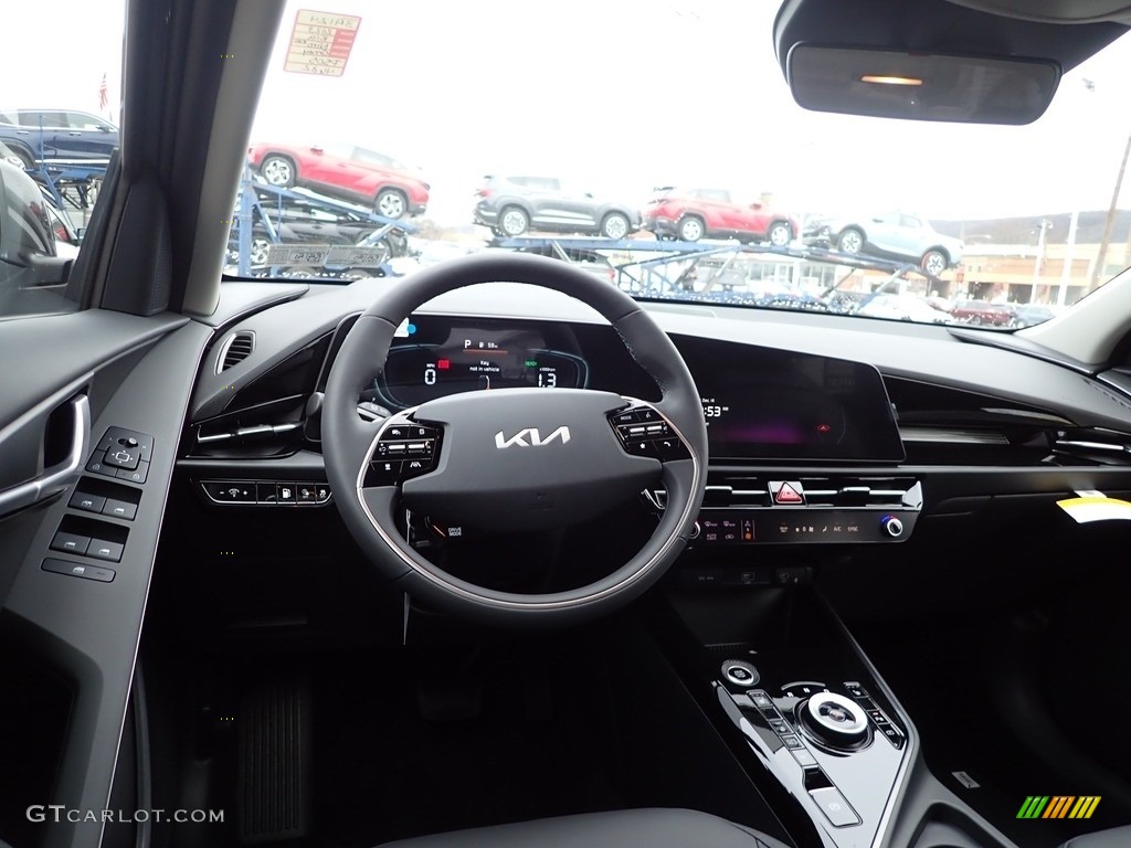 2023 Kia Niro EX Hybrid Charcoal Dashboard Photo #145316682
