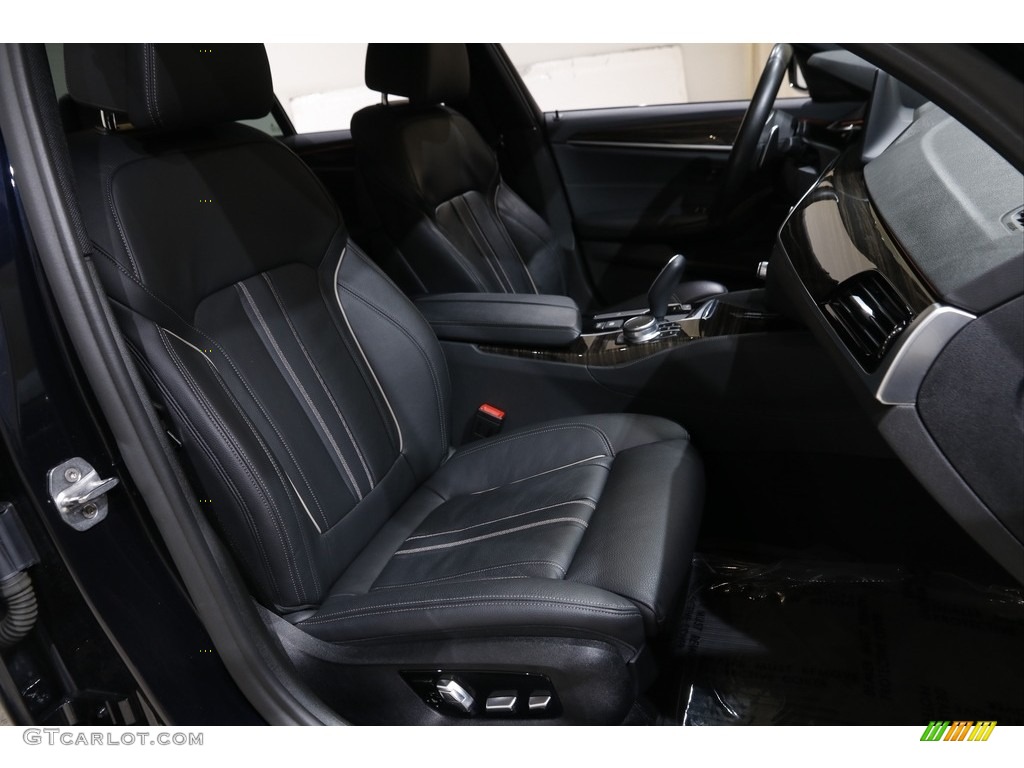 2019 5 Series 540i xDrive Sedan - Carbon Black Metallic / Black photo #18