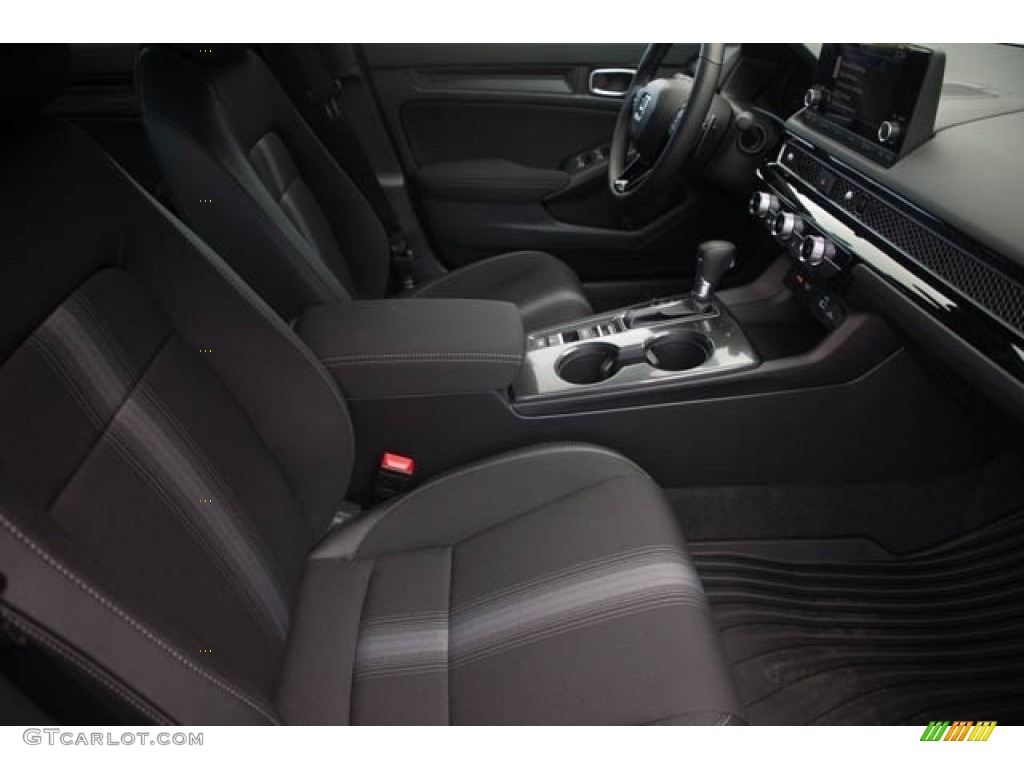 Black Interior 2023 Honda Civic Sport Hatchback Photo #145316805