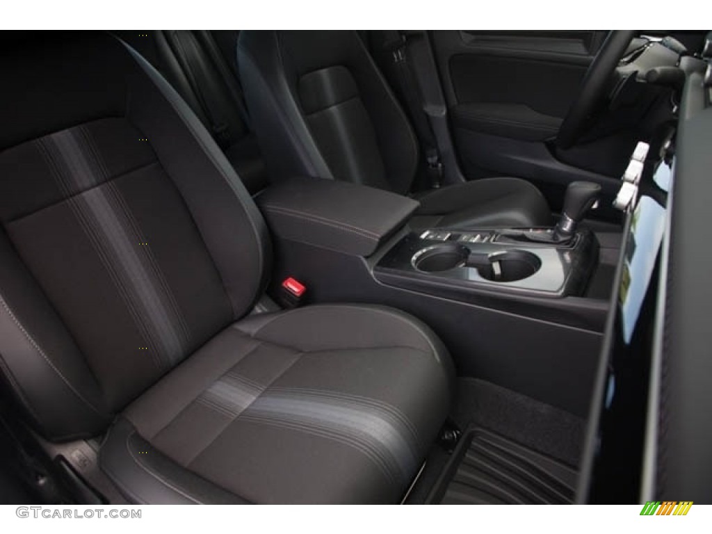 Black Interior 2023 Honda Civic Sport Hatchback Photo #145316826