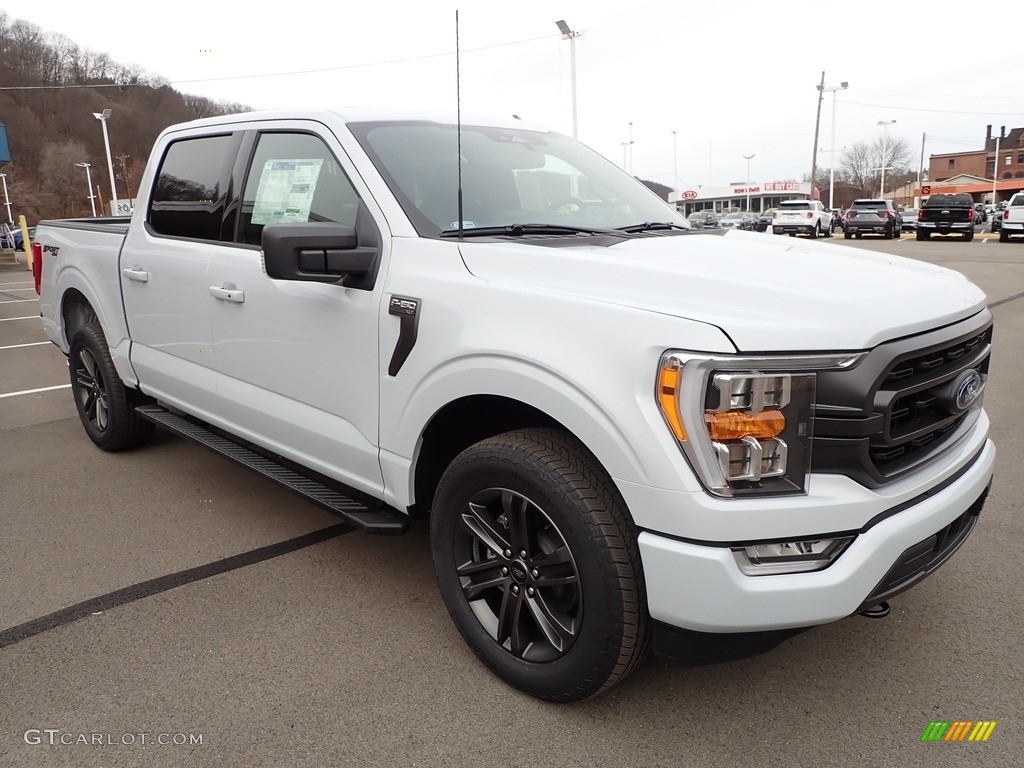 2022 F150 XLT SuperCrew 4x4 - Star White Metallic / Black photo #2