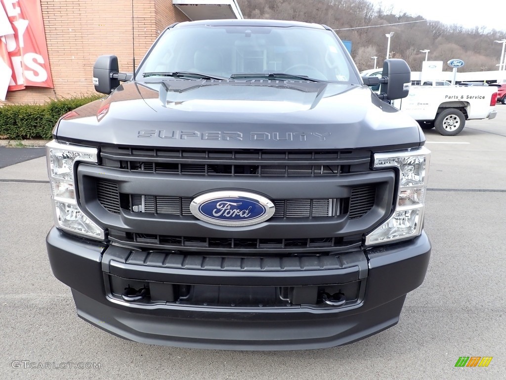 2022 F250 Super Duty XL SuperCab 4x4 - Agate Black / Medium Earth Gray photo #3