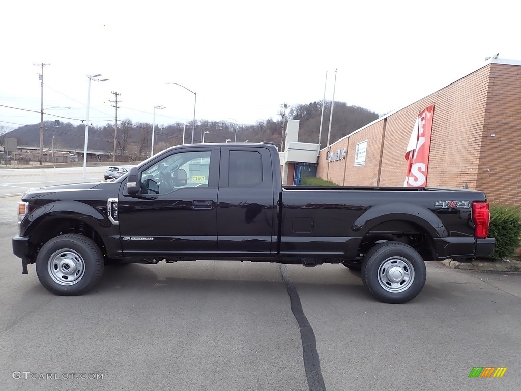Agate Black 2022 Ford F250 Super Duty XL SuperCab 4x4 Exterior Photo #145317384