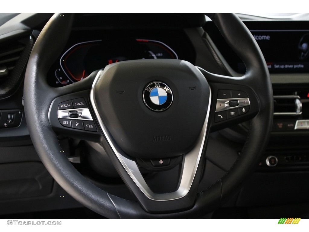 2022 BMW 2 Series 228i xDrive Gran Coupe Black Steering Wheel Photo #145317585