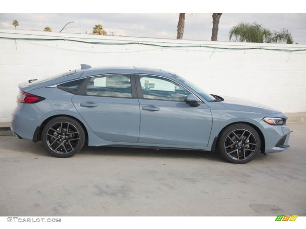 Sonic Gray Pearl 2023 Honda Civic Sport Touring Hatchback Exterior Photo #145317909