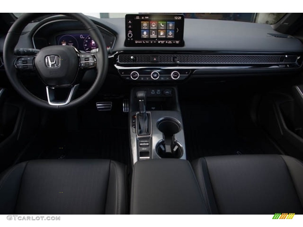 2023 Honda Civic Sport Touring Hatchback Black Dashboard Photo #145318059