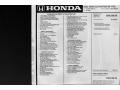 2023 Honda Civic Sport Touring Hatchback Window Sticker