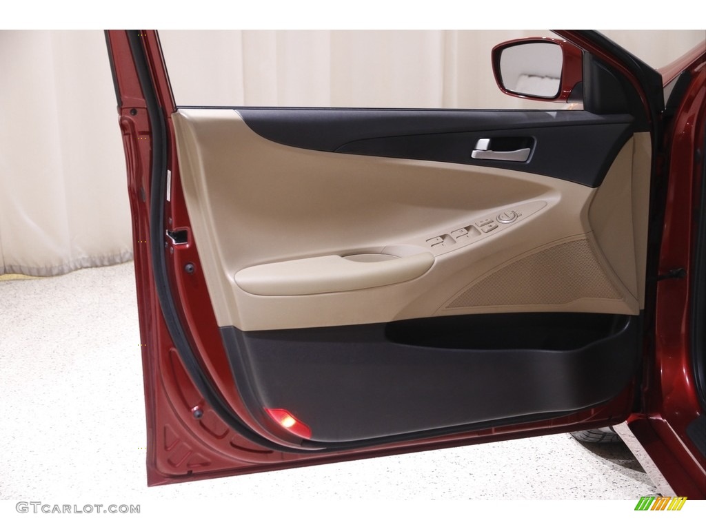 2011 Sonata GLS - Venetian Red / Camel photo #4
