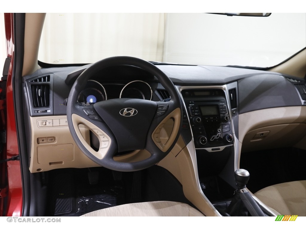 2011 Sonata GLS - Venetian Red / Camel photo #6