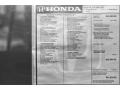 2022 Honda Pilot Special Edition AWD Window Sticker
