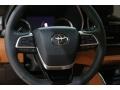 2022 Toyota Highlander Glazed Caramel Interior Steering Wheel Photo