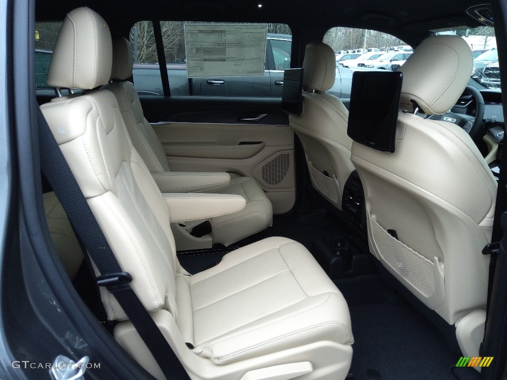 Wicker Beige/Global Black Interior 2023 Jeep Grand Cherokee L Limited 4x4 Photo #145319118