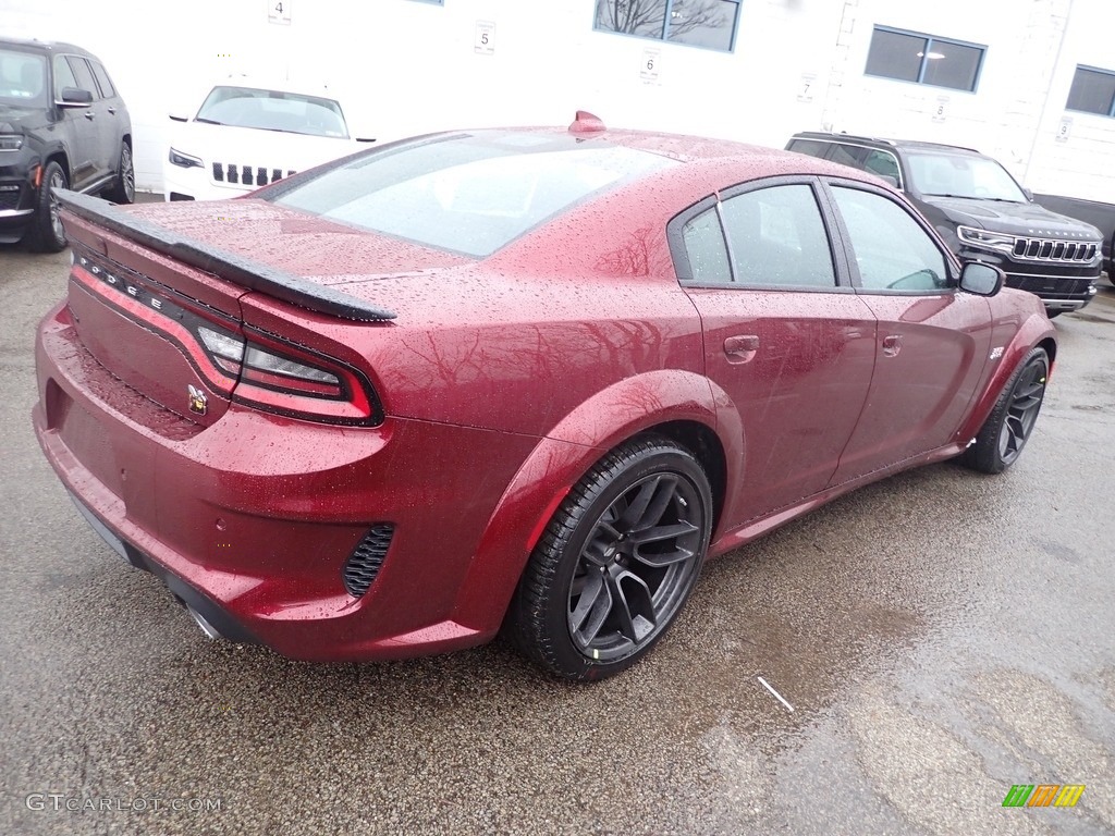 2022 Charger Scat Pack Widebody - Octane Red Pearl / Black photo #5