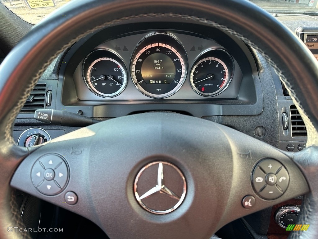 2010 C 350 Sport - Palladium Silver Metallic / Black photo #5