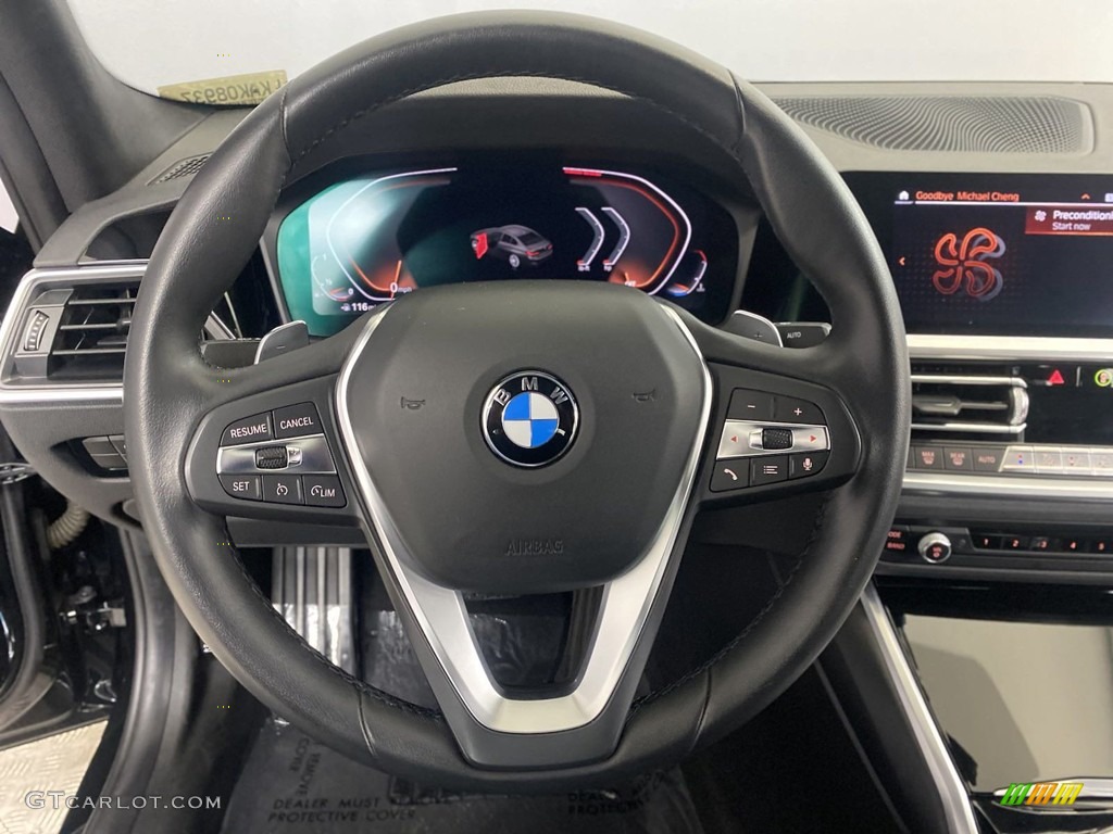 2019 3 Series 330i Sedan - Jet Black / Black photo #17
