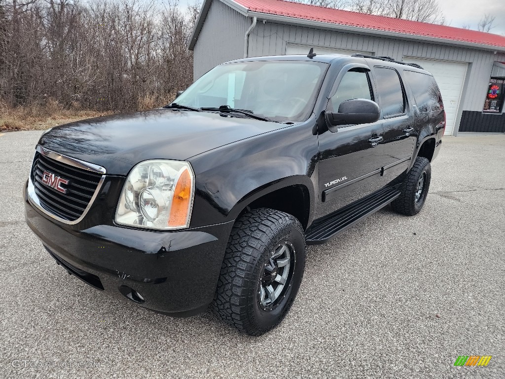2013 Yukon XL SLT 4x4 - Onyx Black / Ebony photo #8