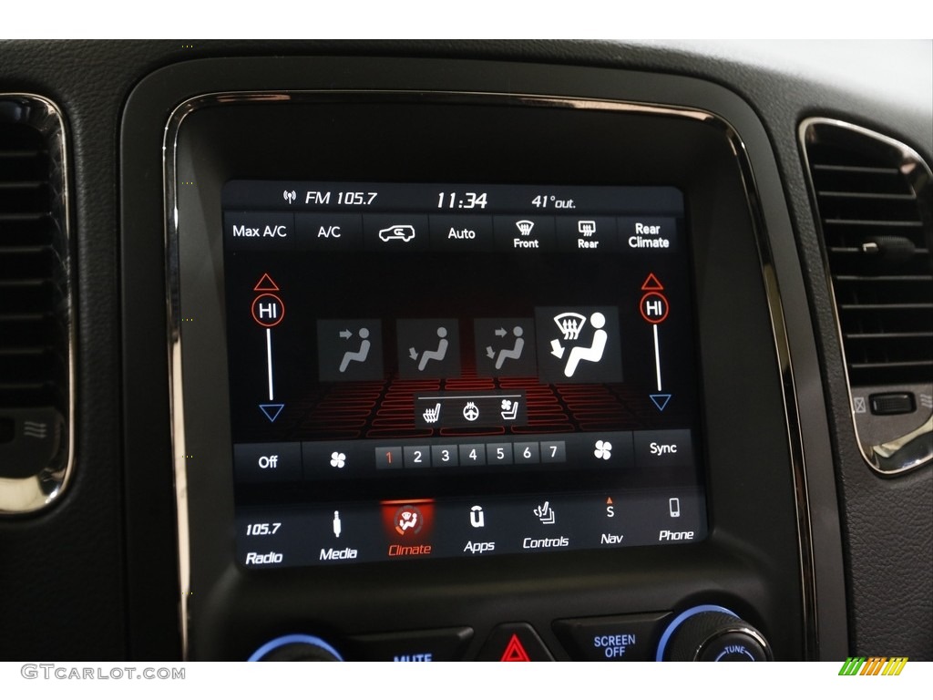 2018 Dodge Durango SRT AWD Controls Photo #145321556