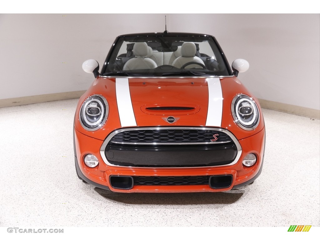 2019 Convertible Cooper S - Solaris Orange / Satellite Grey Lounge Leather photo #3