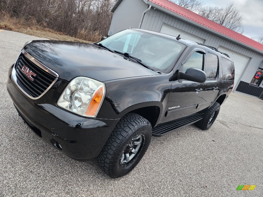 2013 Yukon XL SLT 4x4 - Onyx Black / Ebony photo #29