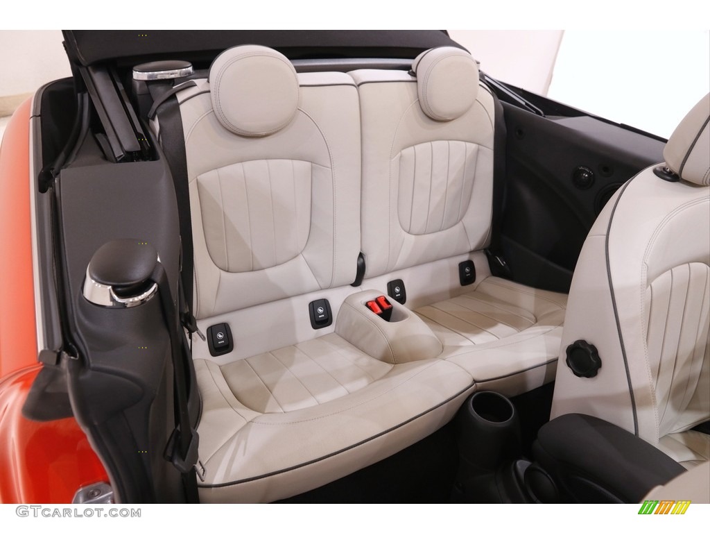 Satellite Grey Lounge Leather Interior 2019 Mini Convertible Cooper S Photo #145322167