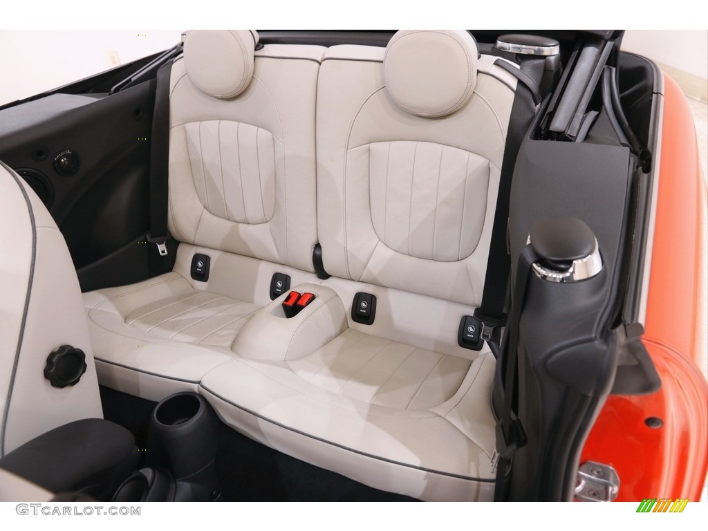 Satellite Grey Lounge Leather Interior 2019 Mini Convertible Cooper S Photo #145322185