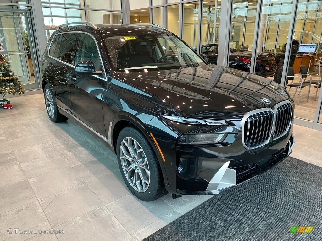 Black Sapphire Metallic 2023 BMW X7 xDrive40i Exterior Photo #145322539