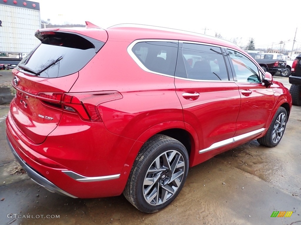Calypso Red 2021 Hyundai Santa Fe Calligraphy AWD Exterior Photo #145322626
