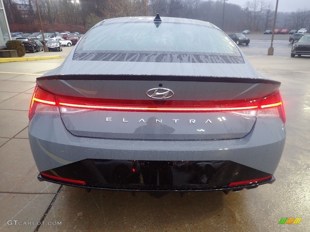 2023 Elantra N-Line - Electric Shadow / Black photo #3
