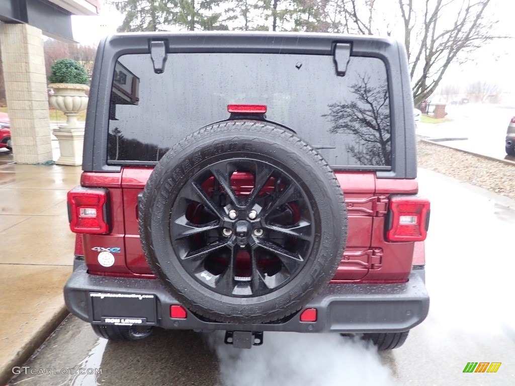 2021 Wrangler Unlimited Sahara 4xe Hybrid - Snazzberry Pearl / Black photo #7