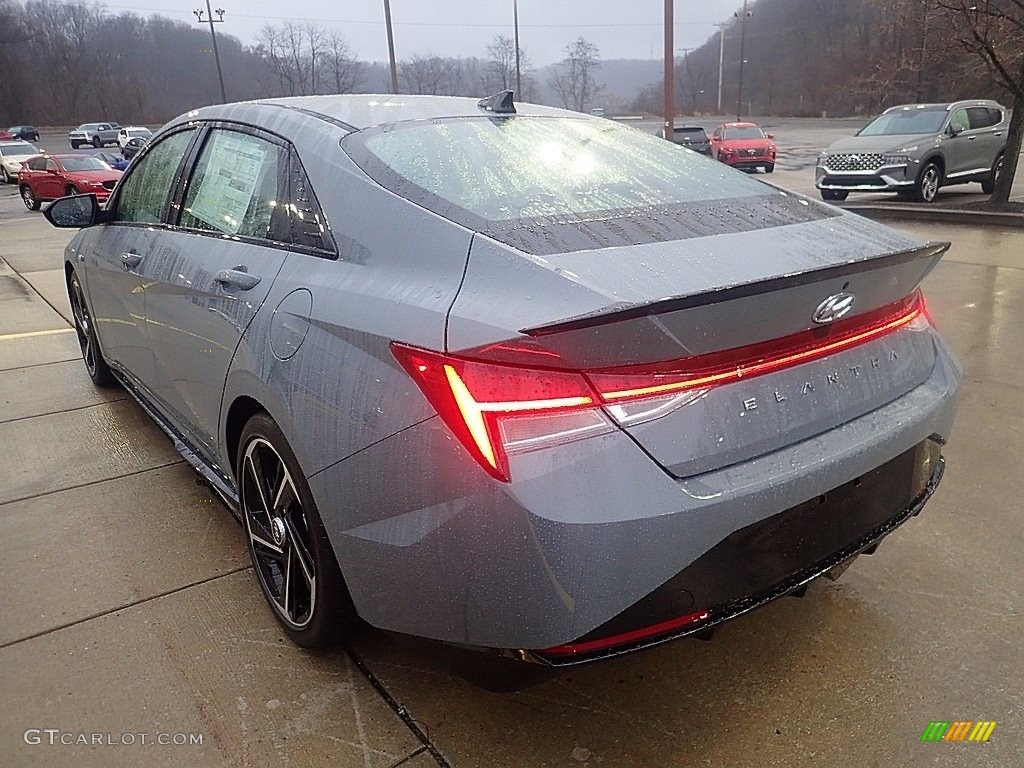 2023 Elantra N-Line - Electric Shadow / Black photo #5