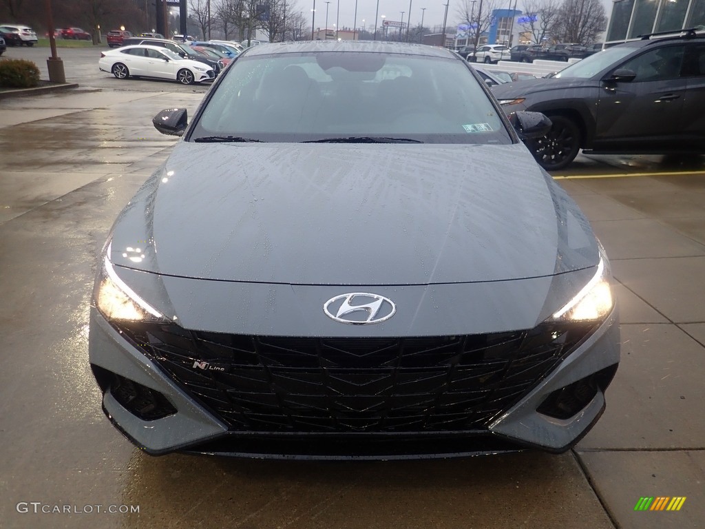 2023 Elantra N-Line - Electric Shadow / Black photo #8