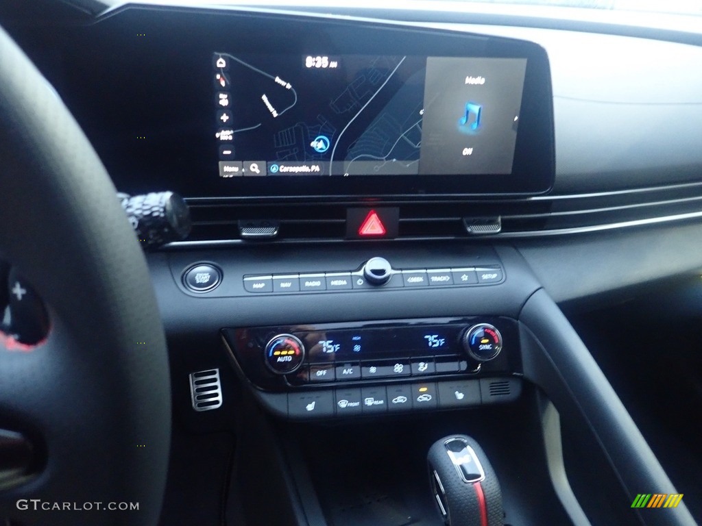 2023 Elantra N-Line - Electric Shadow / Black photo #17
