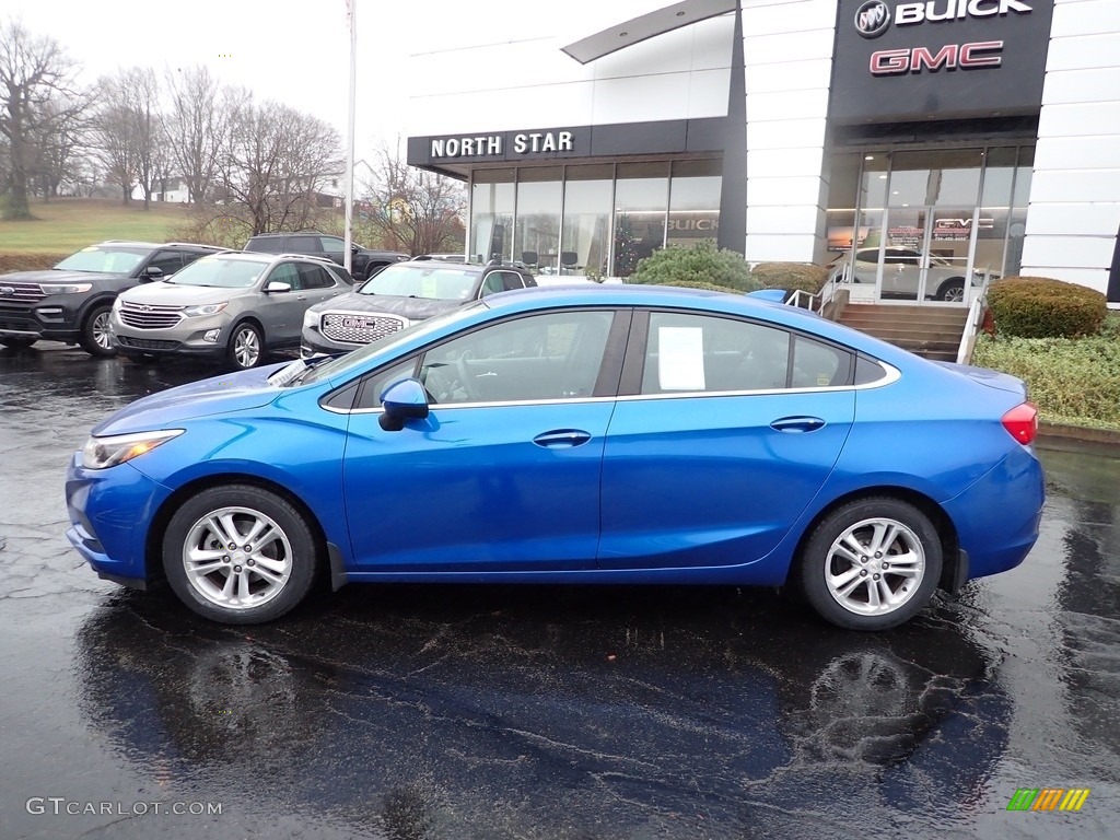 2016 Cruze LT Sedan - Kinetic Blue Metallic / Jet Black photo #2