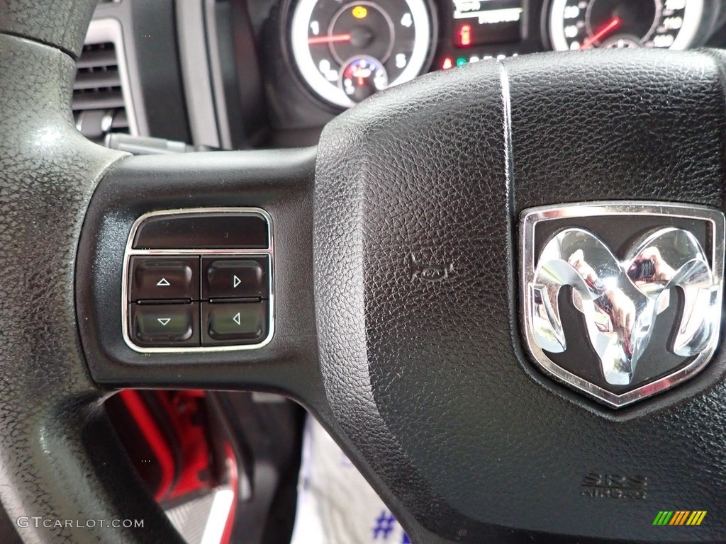 2014 Ram 3500 Tradesman Crew Cab 4x4 Black/Diesel Gray Steering Wheel Photo #145324657