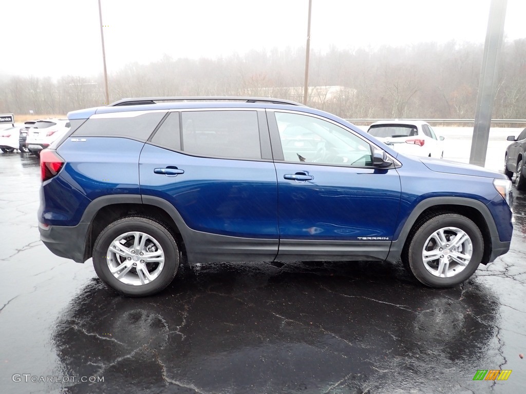 Marine Metallic 2022 GMC Terrain SLE AWD Exterior Photo #145324696