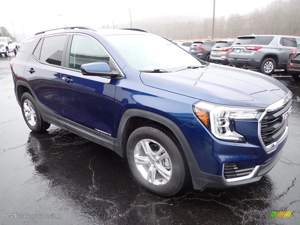 Marine Metallic 2022 GMC Terrain SLE AWD Exterior Photo #145324711
