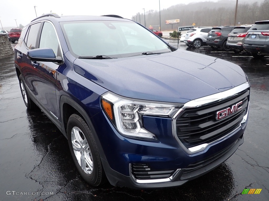 Marine Metallic 2022 GMC Terrain SLE AWD Exterior Photo #145324723