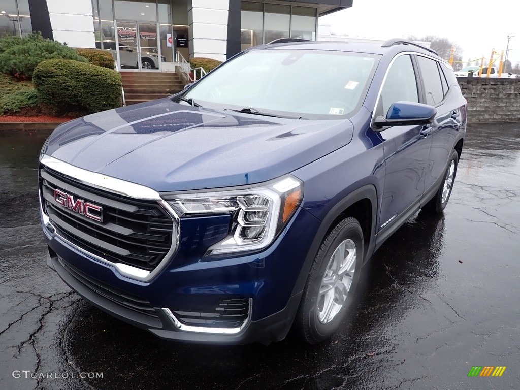 Marine Metallic 2022 GMC Terrain SLE AWD Exterior Photo #145324747