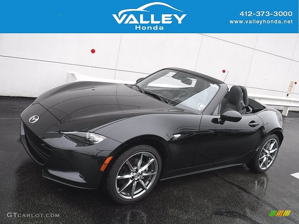 2022 MX-5 Miata Grand Touring - Jet Black Mica / Black photo #1