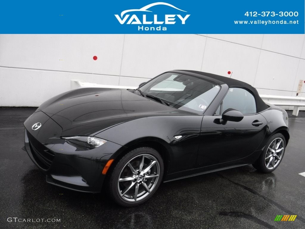 2022 MX-5 Miata Grand Touring - Jet Black Mica / Black photo #2