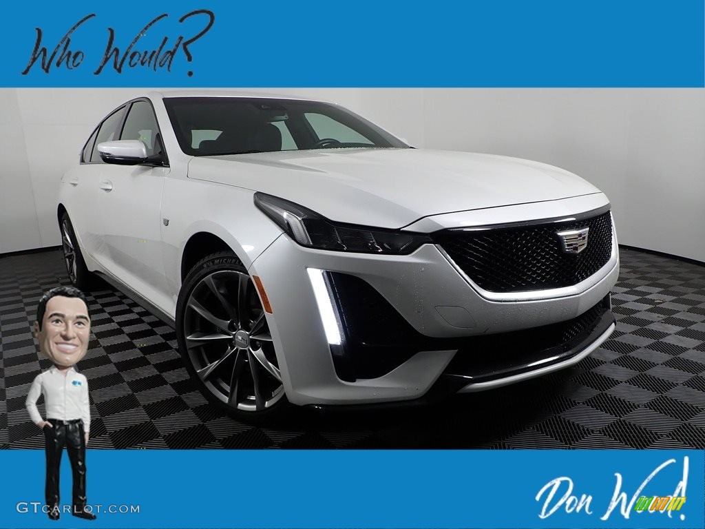 2020 CT5 Sport AWD - Crystal White Tricoat / Jet Black photo #1