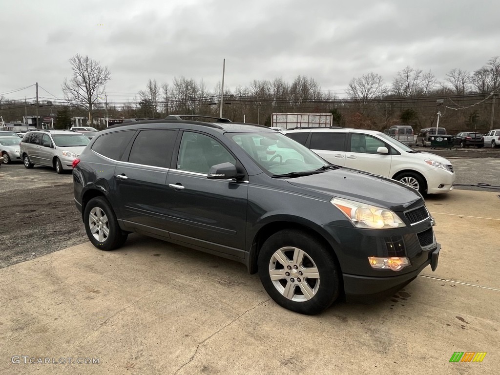 2011 Traverse LT AWD - Cyber Gray Metallic / Cashmere/Dark Gray photo #3