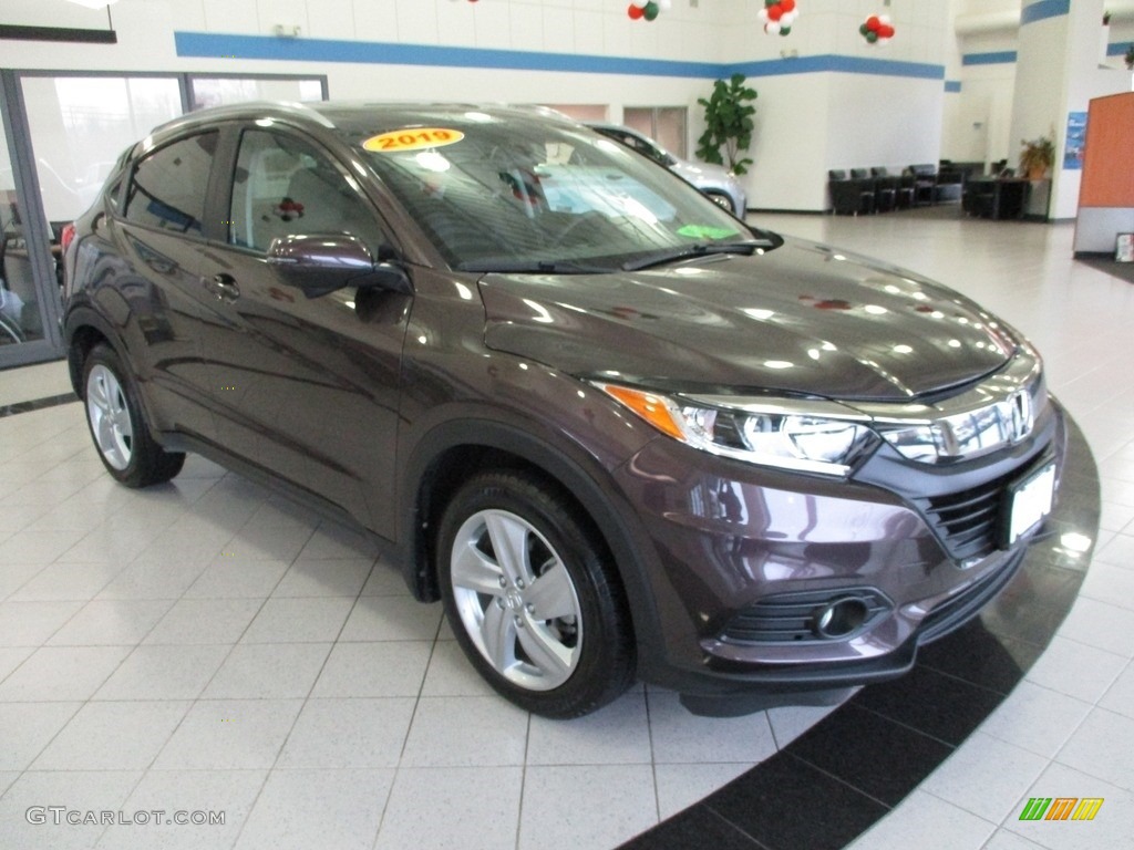 2019 HR-V EX AWD - Midnight Amethyst Metallic / Black photo #3