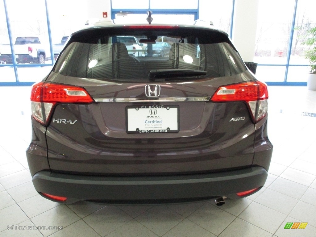 2019 HR-V EX AWD - Midnight Amethyst Metallic / Black photo #8