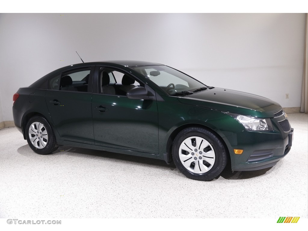 2014 Cruze LS - Rainforest Green Metallic / Jet Black/Medium Titanium photo #1