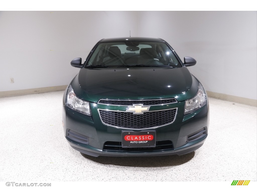2014 Cruze LS - Rainforest Green Metallic / Jet Black/Medium Titanium photo #2
